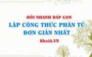Công thức đơn giản nhất của hợp chất hữu cơ - Hỏi đáp môn Hoá